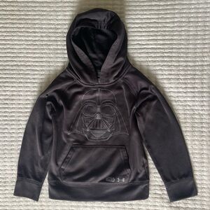 Under Armour Star Wars Darth Vader Black Hoodie Boys Size 4